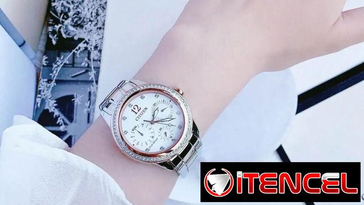 RELOJ CITIZEN ECODRIVE SILHOUTTE CRYSTAL (FD2016-51A) DE MUJER , 37MM , COLOR DOBLE TONO EN ACERO INOXIDABLE  58049738