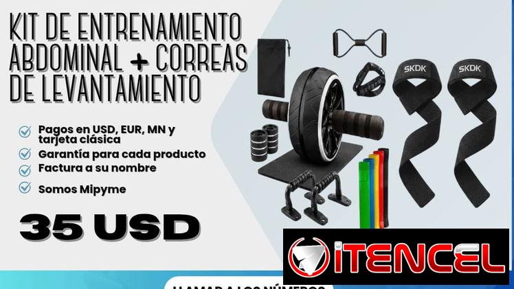 ✅ Kit de entrenamiento abdominal multifuncional ✅ Correas de levantamiento para mayor agarre y seguridad