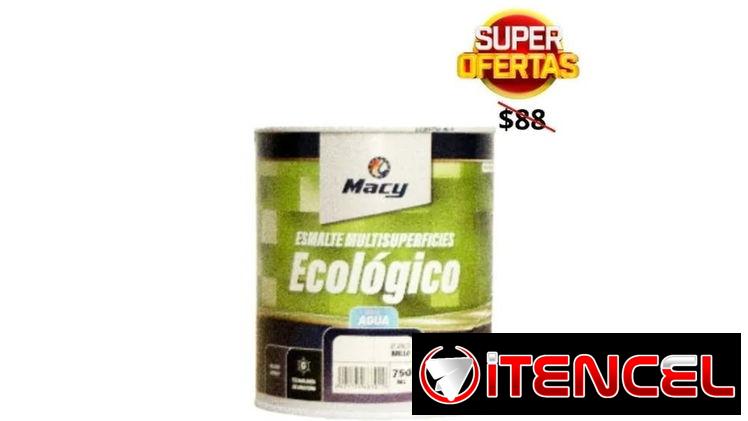 PINTURA ESMALTE AL AGUA ECOLÓGICO E01 COLOR BLANCO VPT-0277