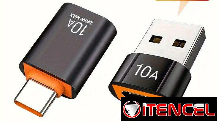 Adaptador OTG de Carga Rápida USB a Tipo-C | PC y Accesorios | Nuevo | Garantía 5 | videojuegoshabana.com