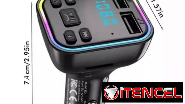 Adaptador Audio Bluetooth FM Auto