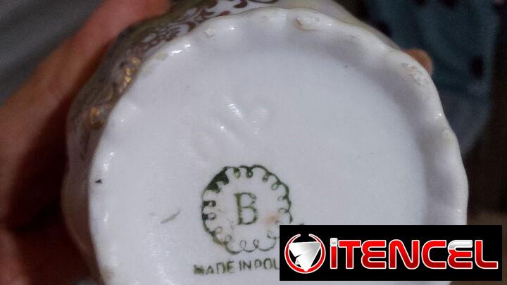 120$ USD. JUEGO PORCELANA POLACA ENCHAPE DORADO SIGLO XIX, NUEVO 28 PIEZAS, 55378897. Y 78834409. PLAZA, LH