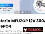 Batería MFUZOP 12V 300Ah LiFePO4. Química: Litio ferro fosfato (LiFePO4)