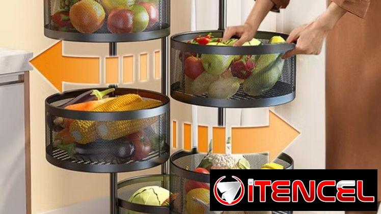Mesita Estantes Gitatorios Para la Cocina. Sencilla y Multifuncional.