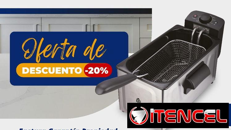Freidora Eléctrica de Aceite 3.0 L EKO (f)