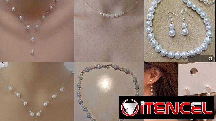 Collares de perlas para fiestas, bodas y novias, ocasión especial