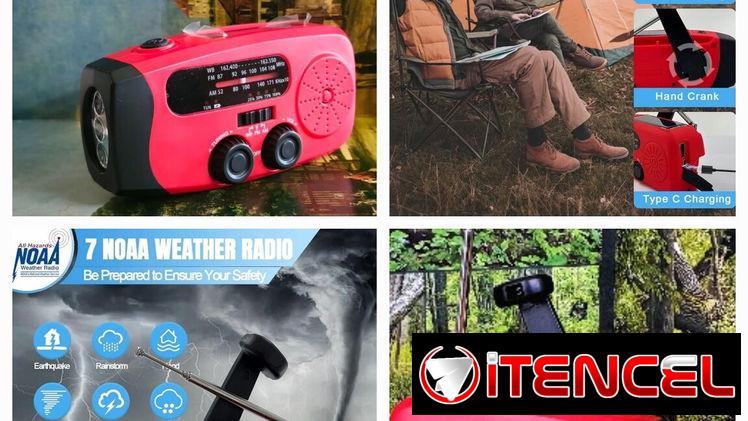 Radio+linterna+cargador portátil 35U$