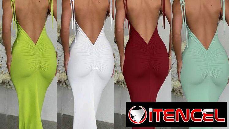 Vestidos de Espalda Afuera y Levanta Glúteos 😍✨🍑