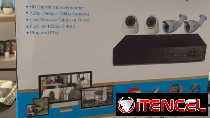 Kit de 4 cámaras dvr 4 canales