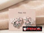 Aretes Pandora de plata s’925