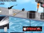 Hidrolavadora eléctrica portátil e inalámbrica 550W