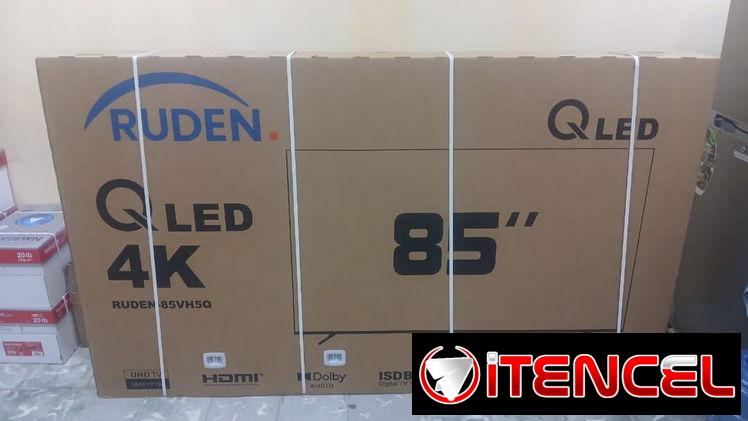 Smart TV 4K Ruden 85″ 1120 usd transporte incluído