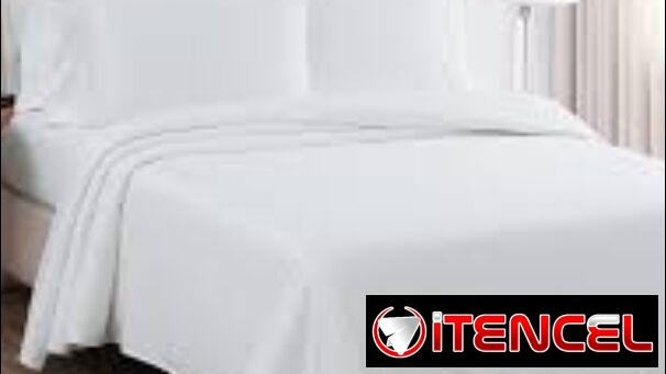 JUEGO DE SABANAS KING COLOR BLANCO CON SUS FUNDAS. 100% ALGODON. JUEGO SABANAS HOTELERAS