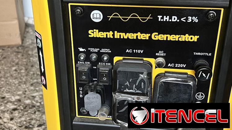 Planta eléctrica Silenciosa de gasolina ,3500 W