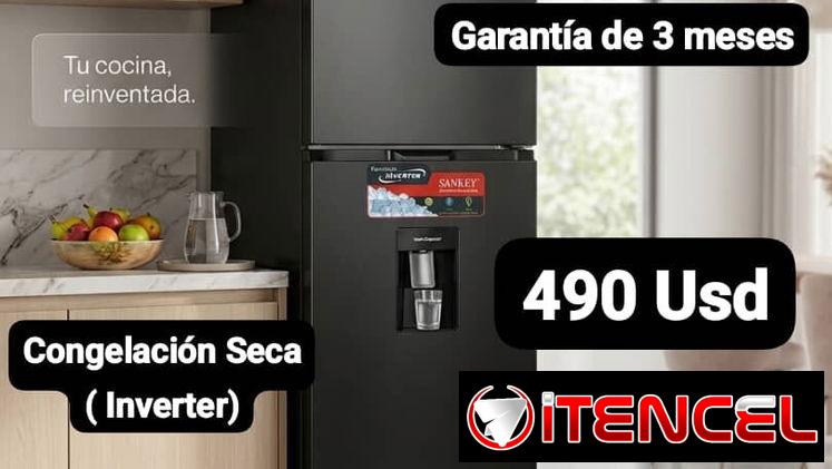 Refrigerador Sankey Inverter 9.4 pies (Congelación Seca), Garantía de 3 meses, Entrega por un mínimo costo adicional