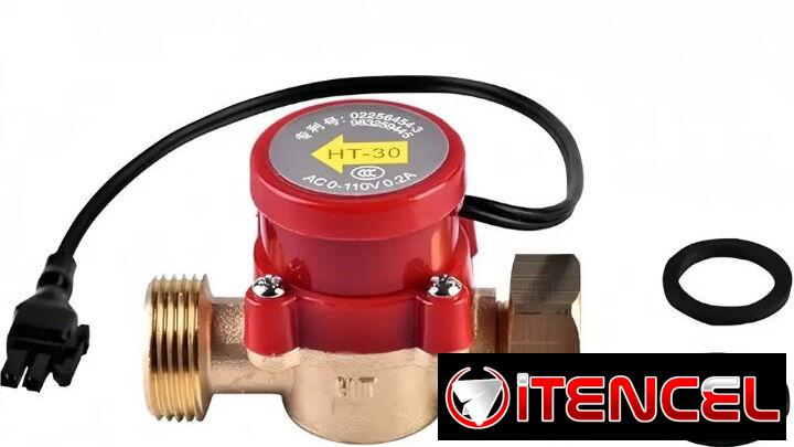 Sensor de flujo de agua para presurizador o bombas. 3/4 y 1/2″