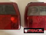 Luces traseras, delantera y lateral del Indicador del Fiat Uno.