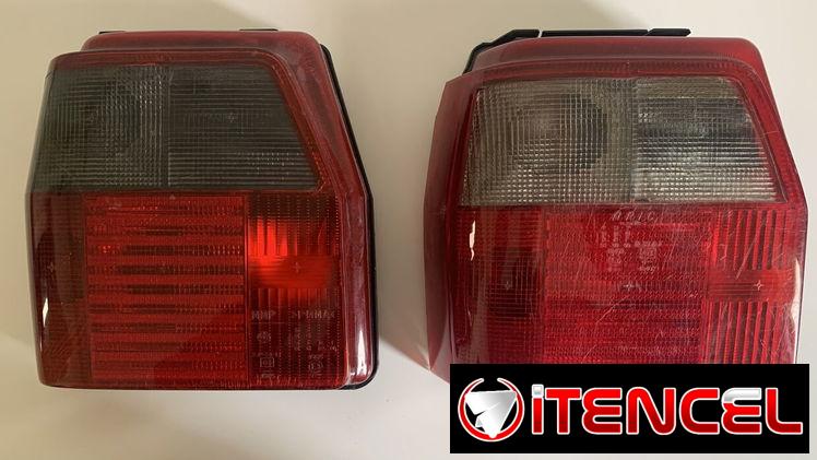 Luces traseras, delantera y lateral del Indicador del Fiat Uno.