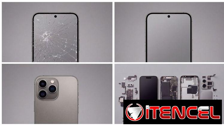 Cambios de pantallas rotas de teléfonos.