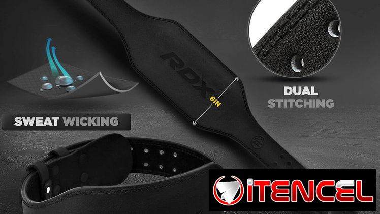 ✔️faja para gym RDX Cinturón de levantamiento de pesas, gimnasio y fitness talla M(23-30)