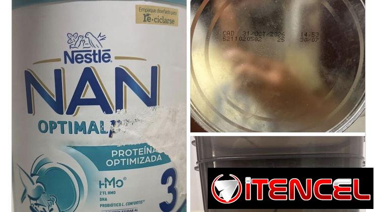 Esterilizador y fórmula Nan 3
