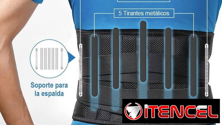 FAJA SOPORTE LUMBAR, CIATICA, HERNIA DE DISCO, ESCOLIOSIS ETC UNISEX