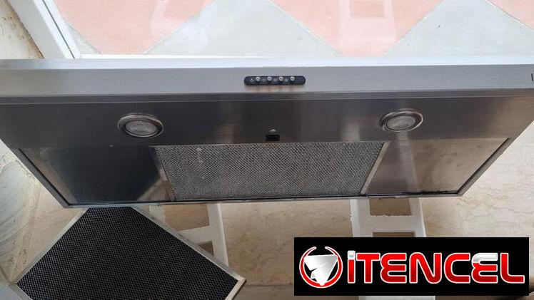 *CAMPANA EXTRACTORA* MARCA: IDEA DA VINCI 3 VELOCIDADES, MIDE 91 CM, FILTRO DE ALUMINIO Y CARBÓN  ACERO ,A85 USD.