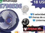 Ventilador recargable