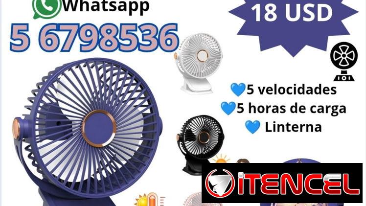 Ventilador recargable