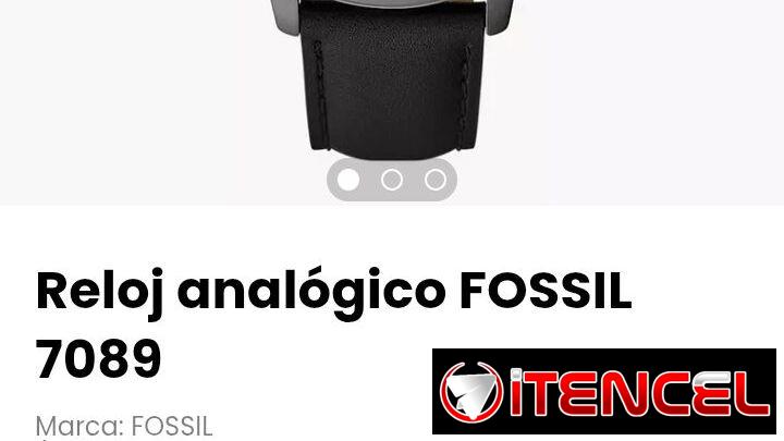 Reloj analógico FOSSIL 7089. Modelo: BQM7089