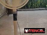 Ventilador con panel solar