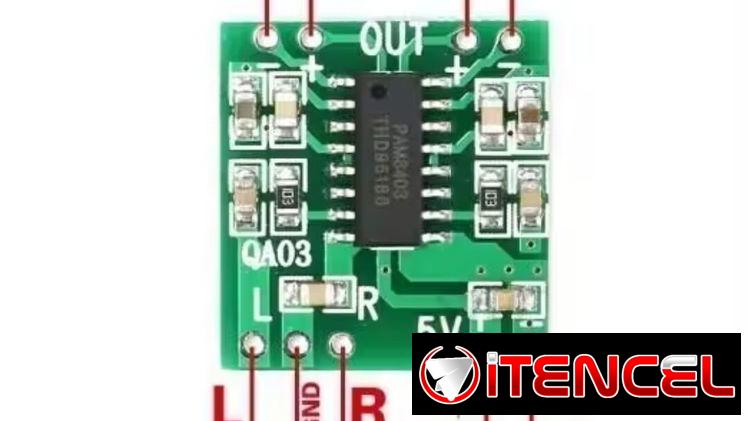 🔊 ¡Módulo Amplificador PAM8403 – Sonido Estéreo Potente en Tamaño Mini!