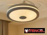Lámpara de techo ventilador