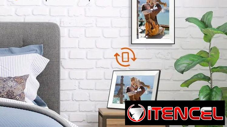 Marco de Fotos Digital con Wifi | Capacidad de almacenamiento de | Pantalla HD de 10.1 pulgad… | videojuegoshabana.com