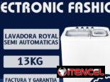 LAVADORAS ROYAL AUTOMÁTICAS Y SEMI AUTOMÁTICAS DE VARIOS KG NUEVAS EN CAJA