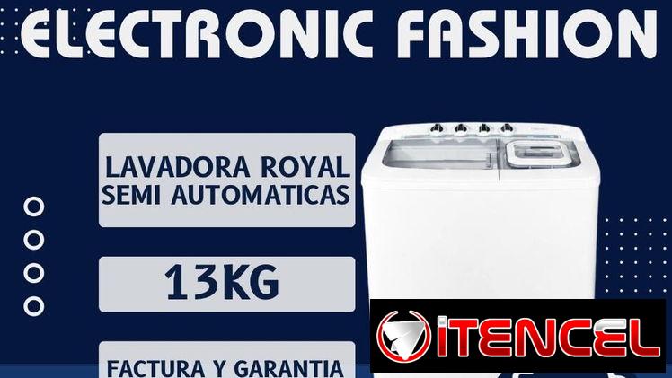 LAVADORAS ROYAL AUTOMÁTICAS Y SEMI AUTOMÁTICAS DE VARIOS KG NUEVAS EN CAJA