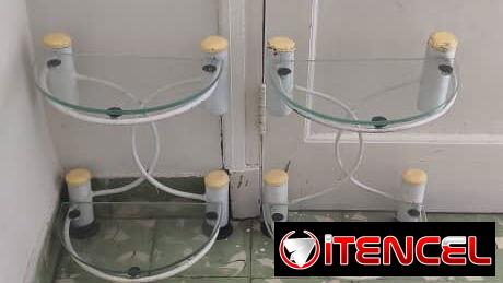 Juego de Mesitas de Tubo (De uso)