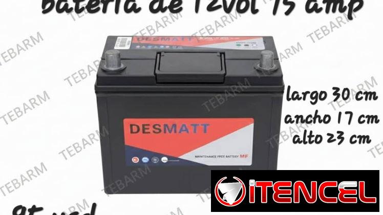 Bateria de carro de 45 amp 60 amp 75 amp y mas