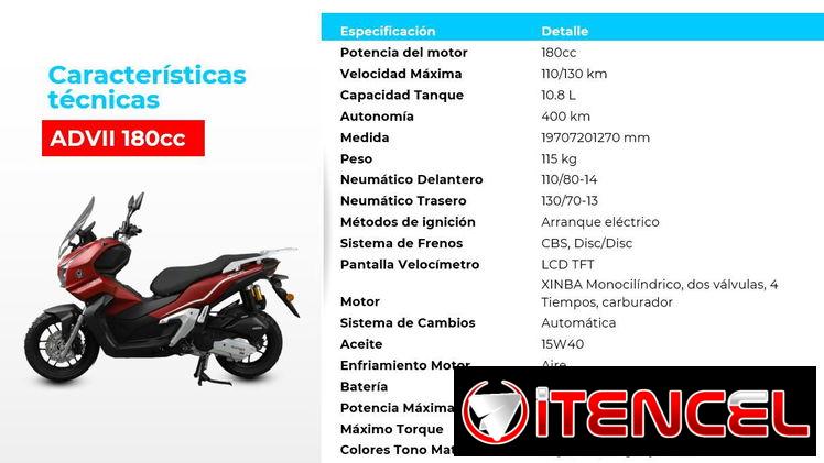 Moto de combustión Panther ADVII 180 cc