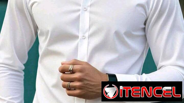 Camisa blanca manga larga