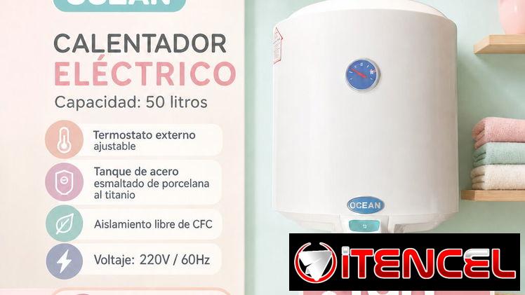 Tienda electrodomésticos: calentadores, split, lavadoras, marca OCEAN