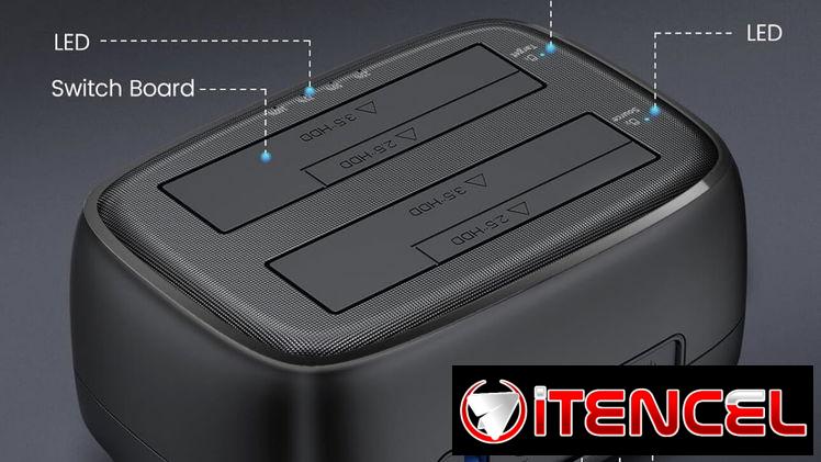 DOCKING EXTERNOS DE 2 BAHÍAS ORICO y SABRENT(65 USD)|HDD 2.5”-3.5”(HASTA 44TB)|USB 3.0 + ALIMENTACIÓN 12V|EN CAJA-NUEVOS
