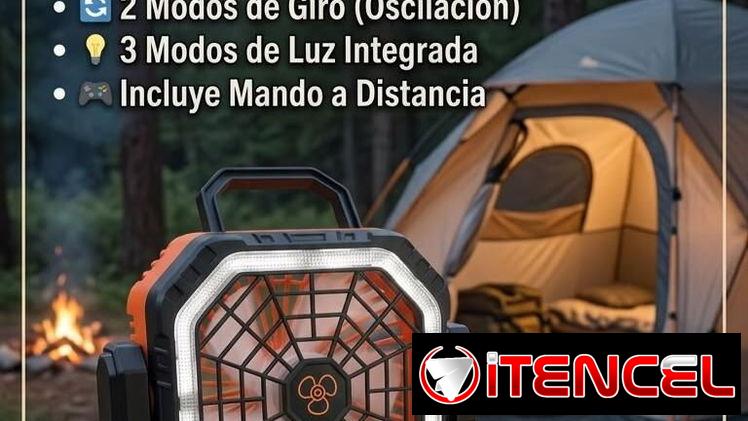 Ventilador recargable f26