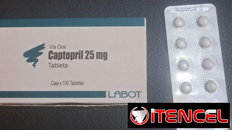 Captopril x 10 tabletas por caja