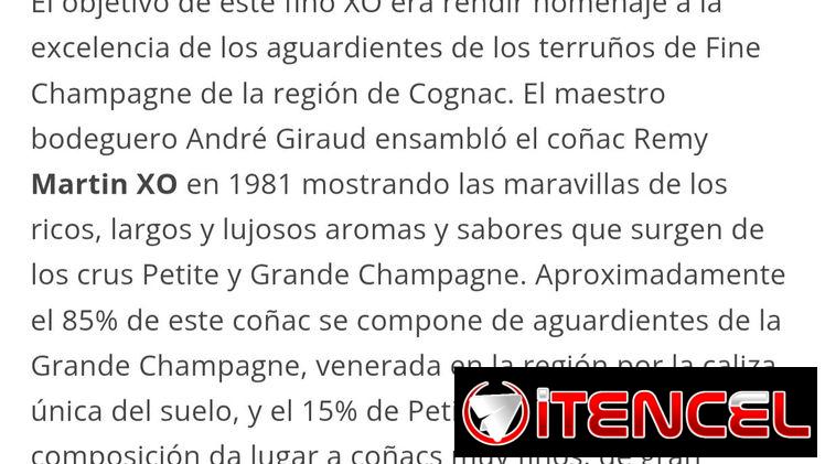 Descuento 10%…Cognac de alta gama, REMY MARTIN