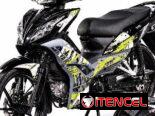MOTOR MT 125 CC + CASCO INTEGRAL DE FIBRA DE CARBONO