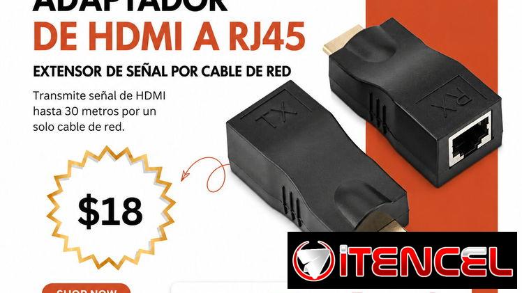 Adaptador de HDMI a Rj45 | videojuegoshabana.com