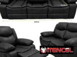 Juego de sala 321 cuero de aire,2500 usd