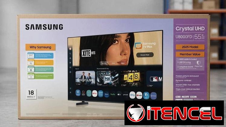 TELEVISOR SAMSUNG 55 PULGADAS, CRISTAL PROCESADOR DINÁMICO 4KUHD,530 USD