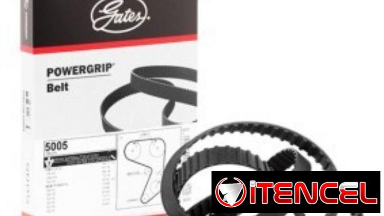 Correa de distribución de Fiat 125 marca Gates. 146 dientes. Nueva a estrenar por usted en su caja.